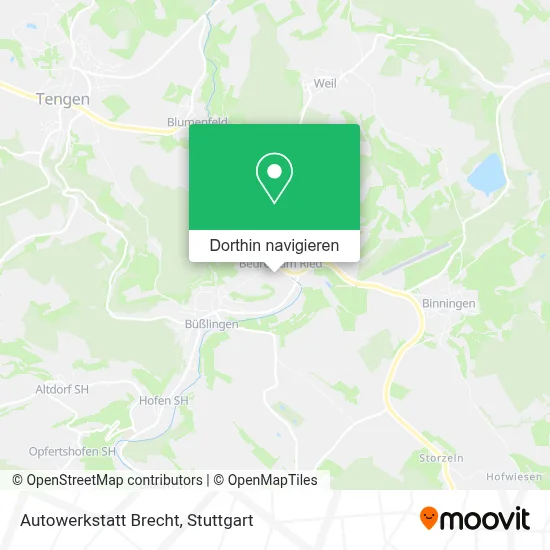 Autowerkstatt Brecht Karte