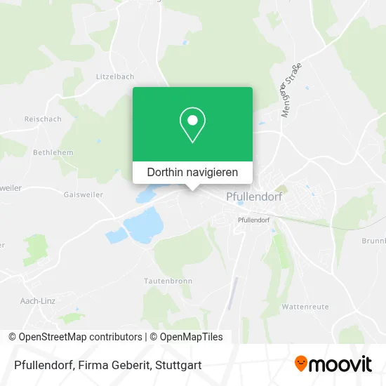 Pfullendorf, Firma Geberit Karte