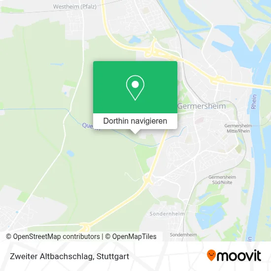 Zweiter Altbachschlag Karte