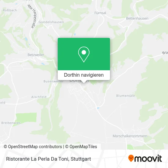 Ristorante La Perla Da Toni Karte