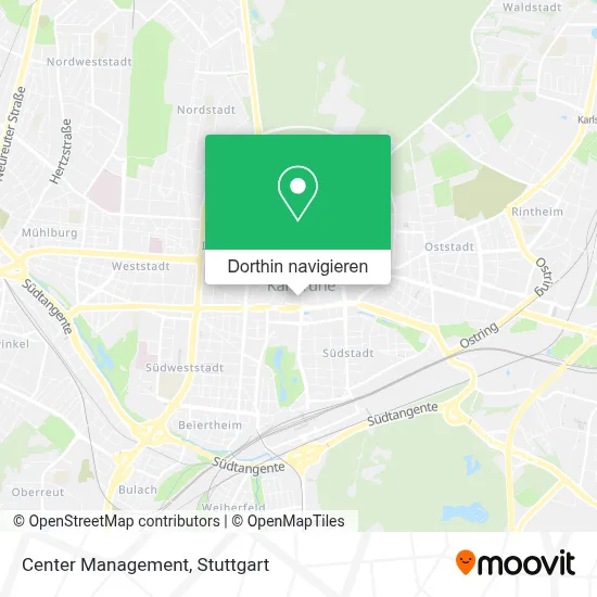 Center Management Karte