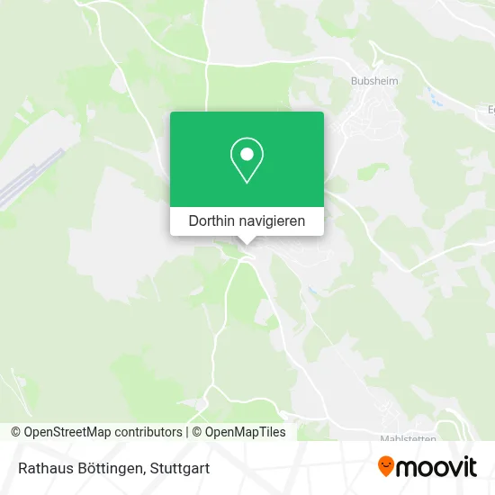 Rathaus Böttingen Karte