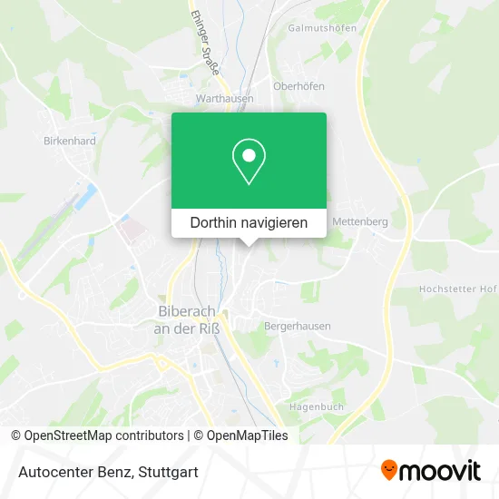 Autocenter Benz Karte
