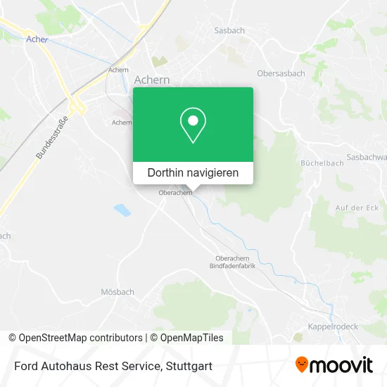 Ford Autohaus Rest Service Karte