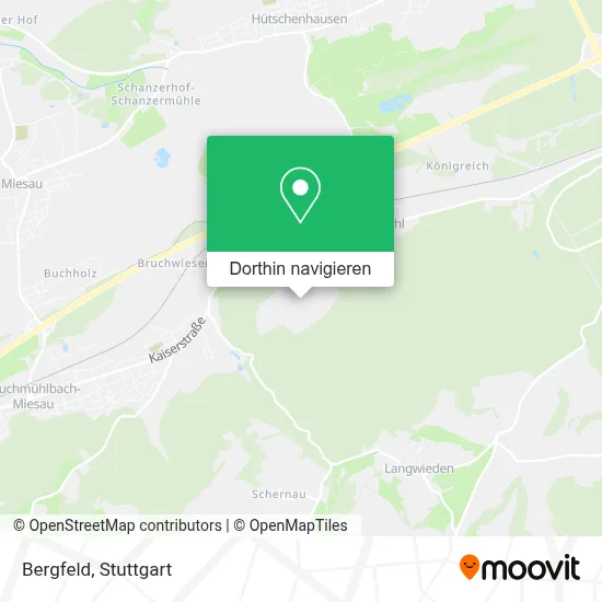 Bergfeld Karte