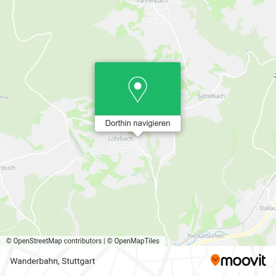 Wanderbahn Karte