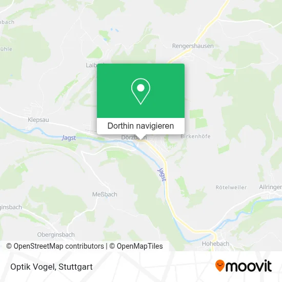Optik Vogel Karte