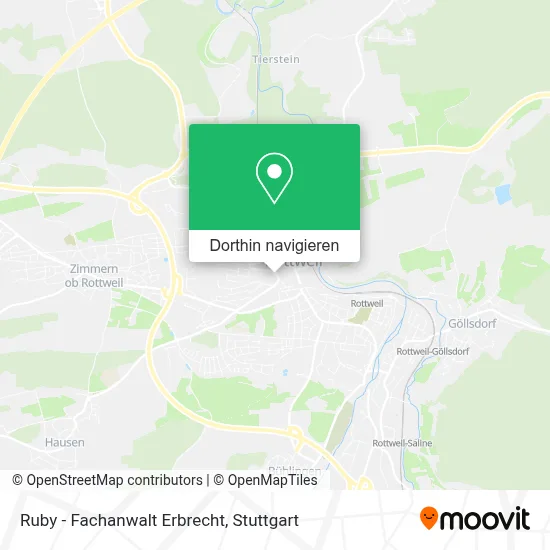 Ruby - Fachanwalt Erbrecht Karte