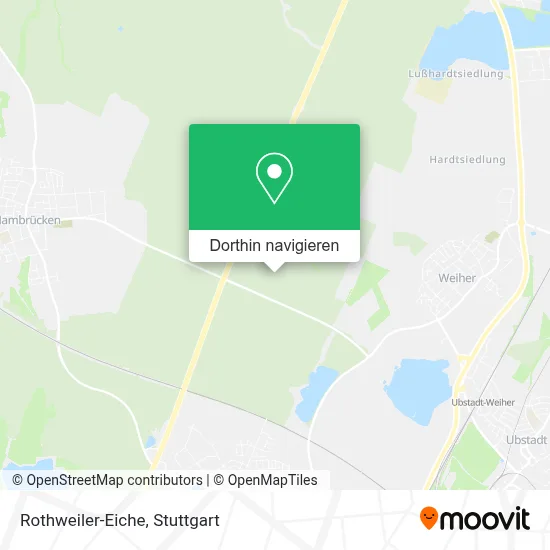 Rothweiler-Eiche Karte