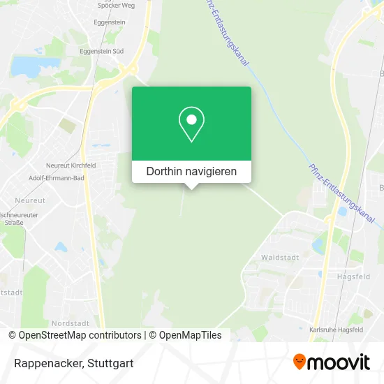 Rappenacker Karte
