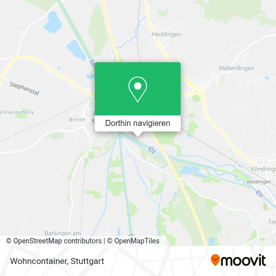 Wohncontainer Karte
