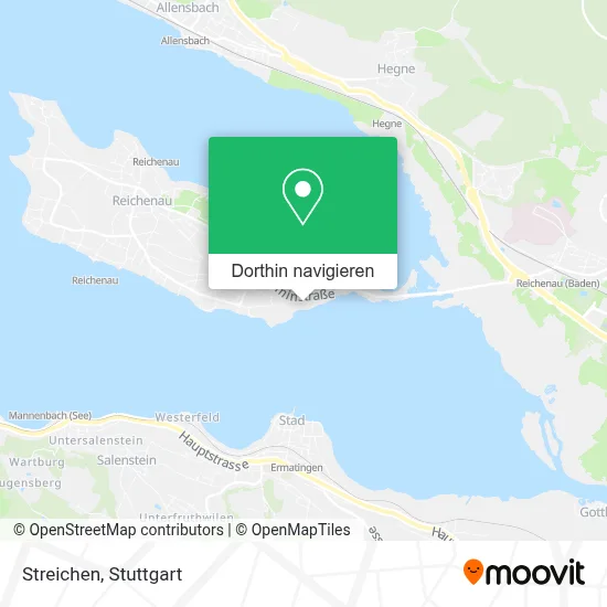 Streichen Karte