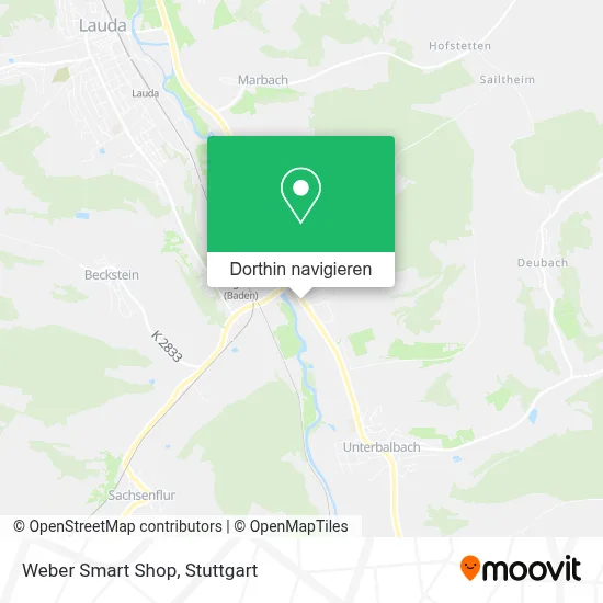 Weber Smart Shop Karte