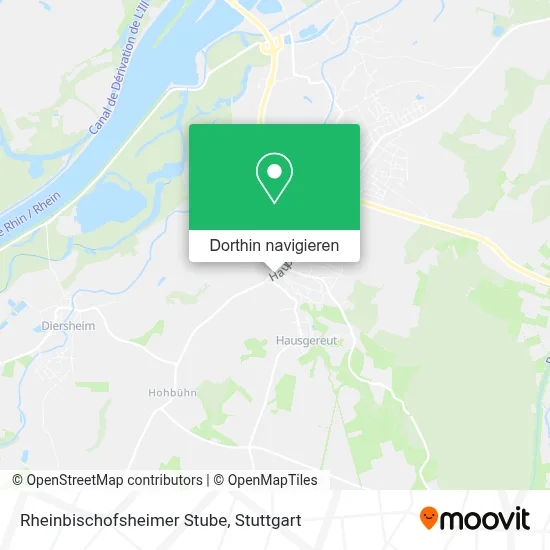 Rheinbischofsheimer Stube Karte