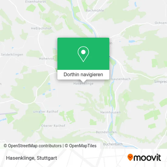 Hasenklinge Karte