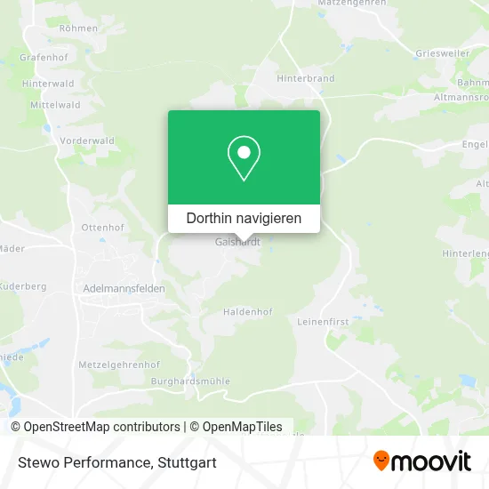Stewo Performance Karte