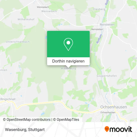 Wasenburg Karte