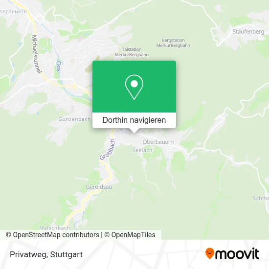 Privatweg Karte