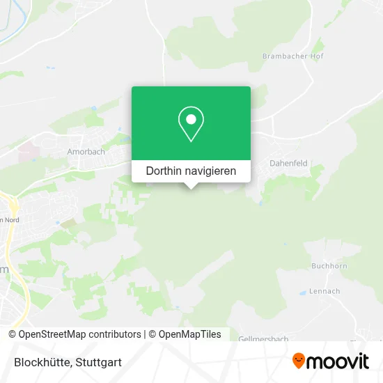 Blockhütte Karte