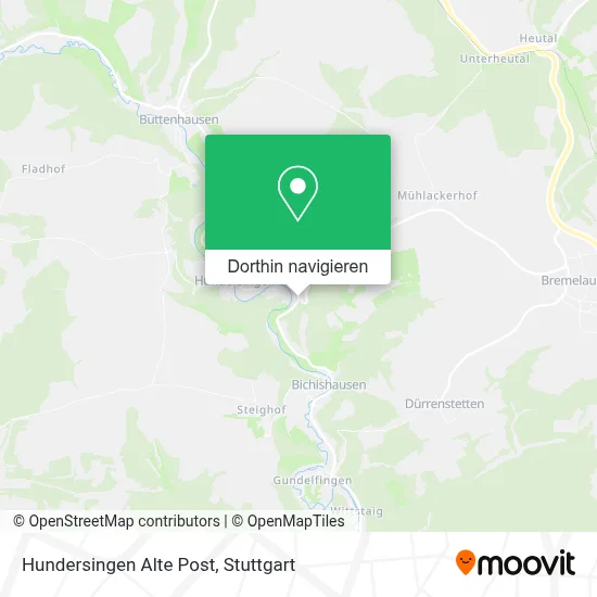 Hundersingen Alte Post Karte