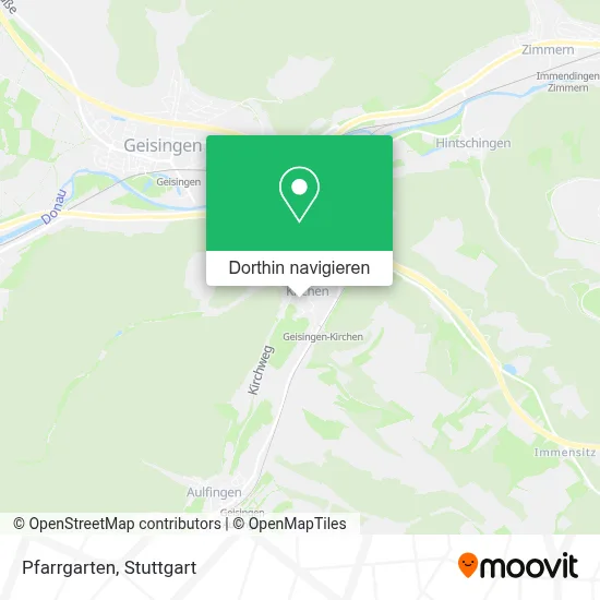 Pfarrgarten Karte