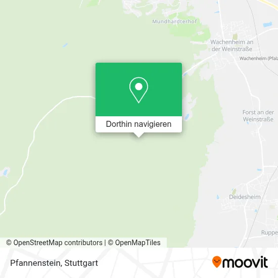 Pfannenstein Karte