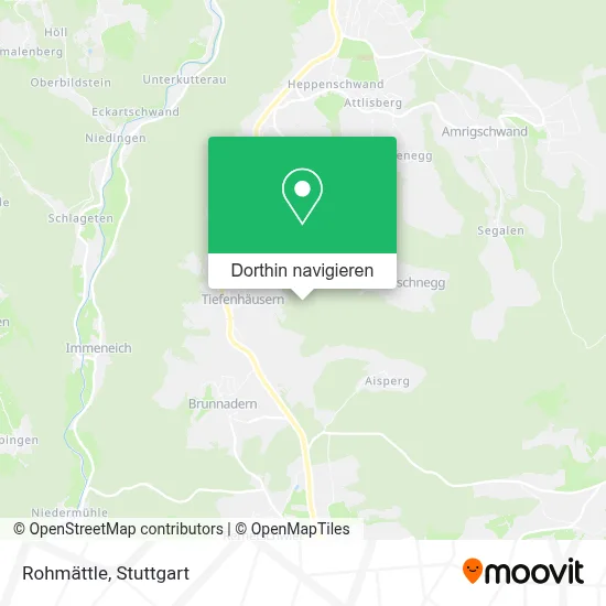 Rohmättle Karte