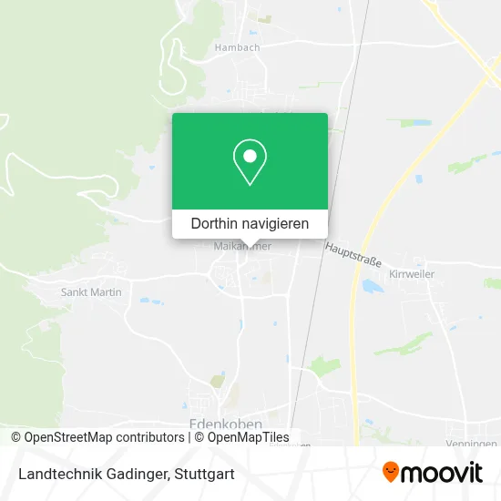 Landtechnik Gadinger Karte