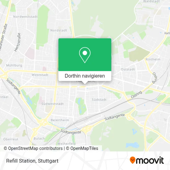 Refill Station Karte