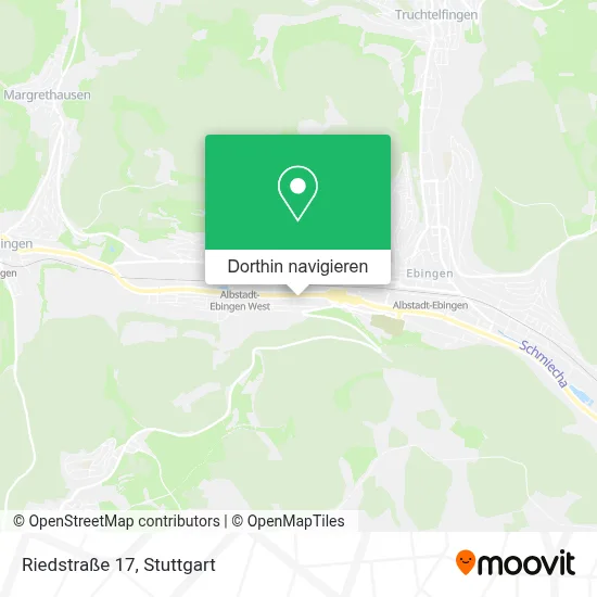 Riedstraße 17 Karte