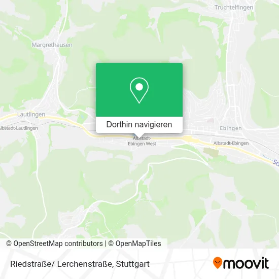 Riedstraße/ Lerchenstraße Karte
