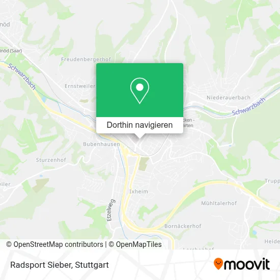 Radsport Sieber Karte