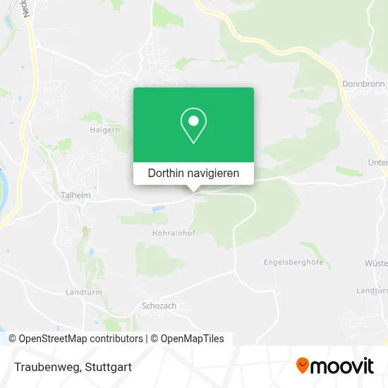 Traubenweg Karte