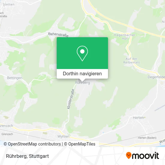 Rührberg Karte