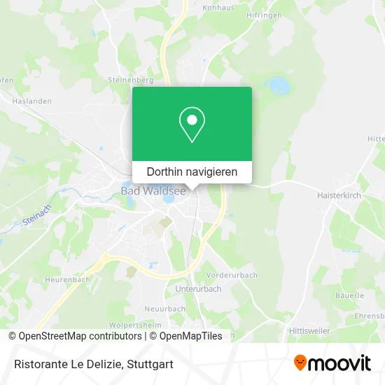 Ristorante Le Delizie Karte