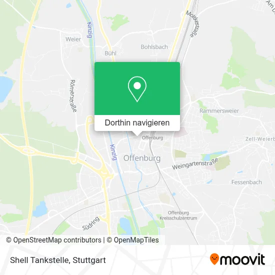 Shell Tankstelle Karte