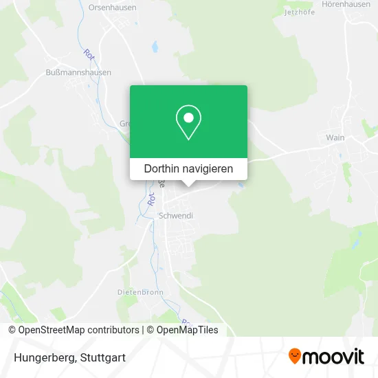 Hungerberg Karte