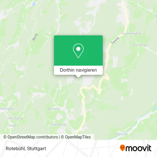 Rotebühl Karte