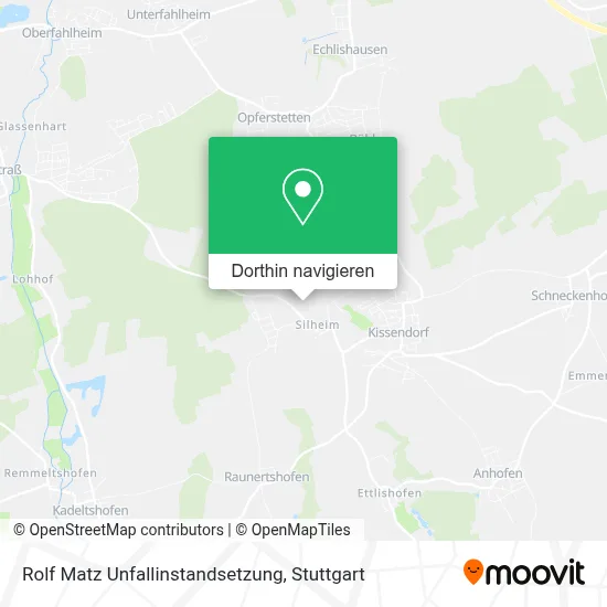Rolf Matz Unfallinstandsetzung Karte