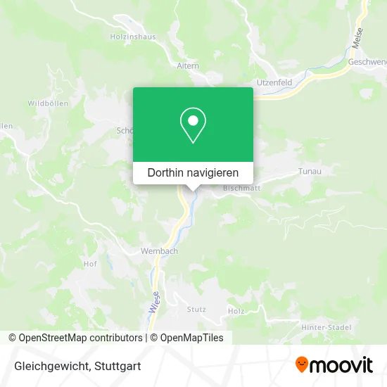 Gleichgewicht Karte