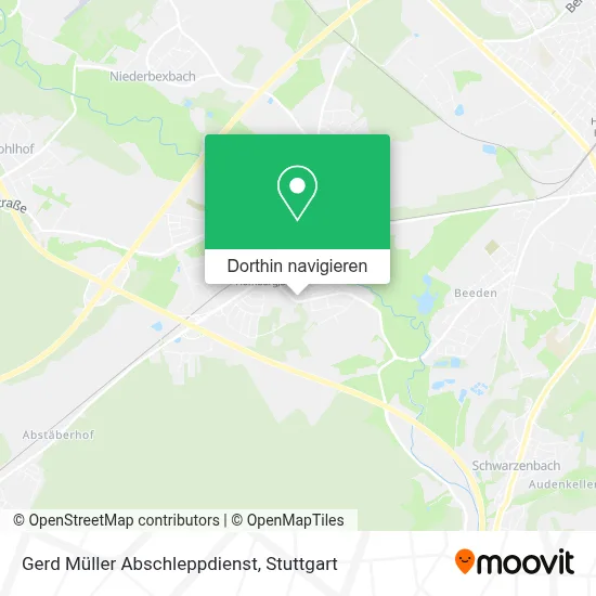 Gerd Müller Abschleppdienst Karte