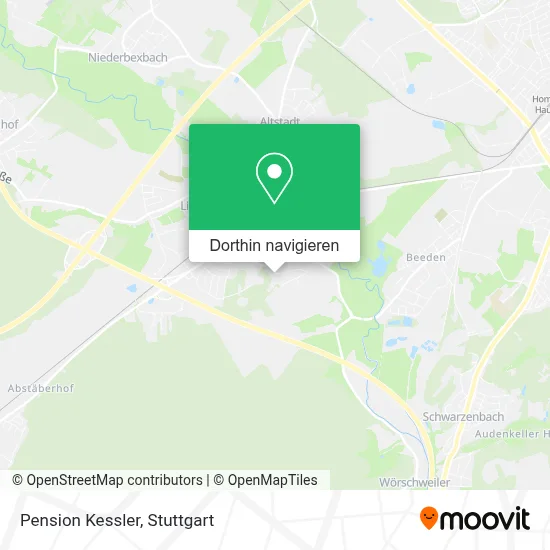 Pension Kessler Karte