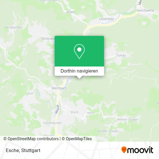 Esche Karte