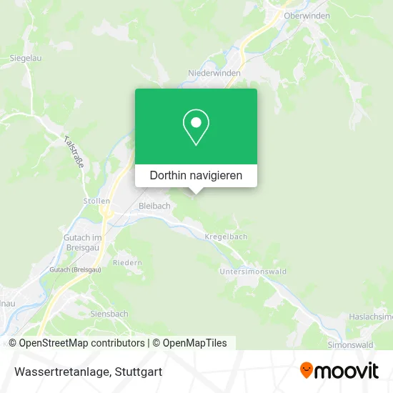 Wassertretanlage Karte