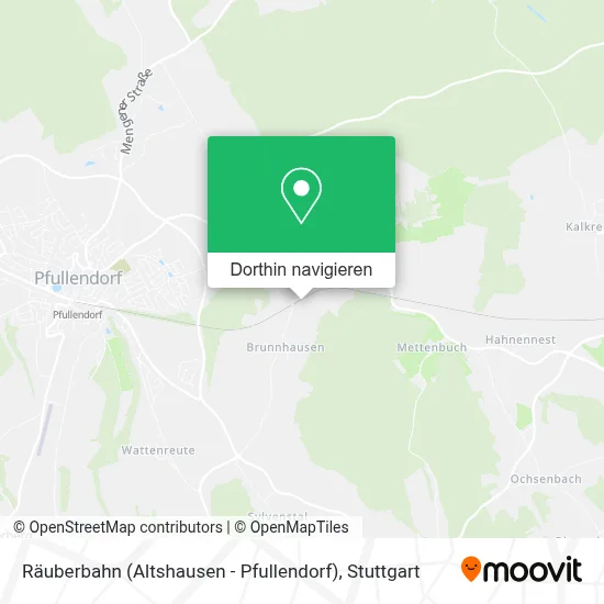 Räuberbahn (Altshausen - Pfullendorf) Karte
