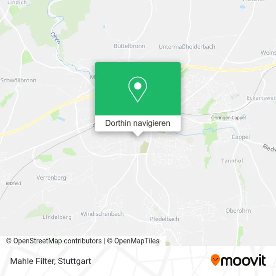 Mahle Filter Karte