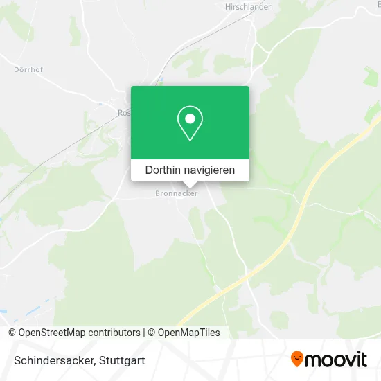 Schindersacker Karte