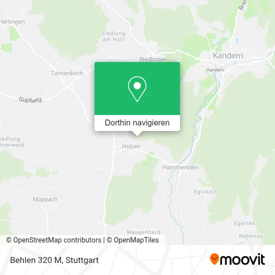 Behlen 320 M Karte