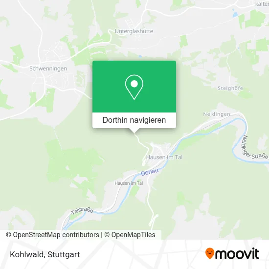 Kohlwald Karte