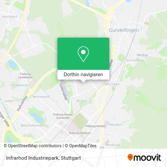 Infrarhod Industriepark Karte